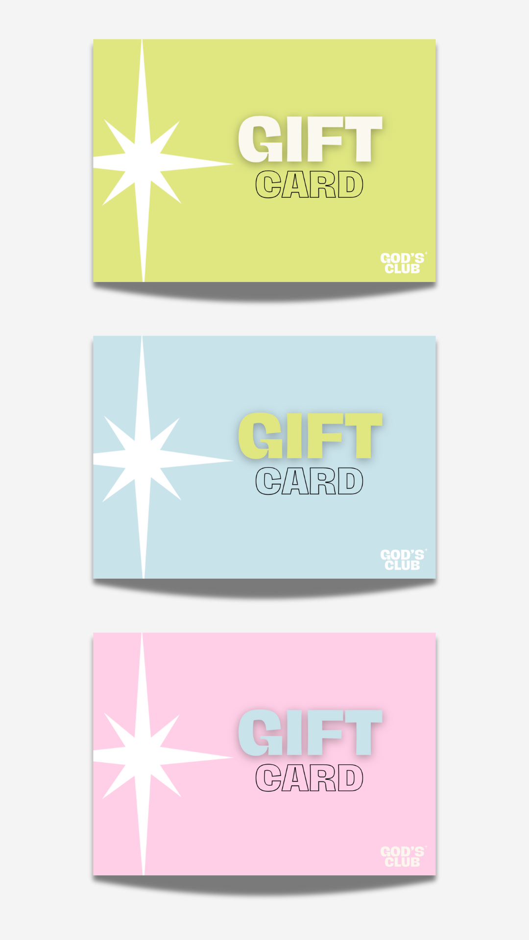 GIFT CARDS